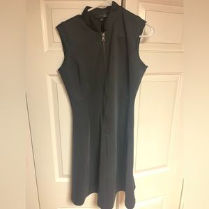Zip up scuba material dress